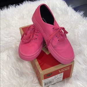 Hot Pink Authentic VANS 💕